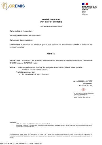 Apercu AR20260131-01 - Habilitation bancaire Louis DURUT