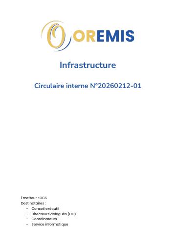 Apercu Circulaire concernant l'utilisation du site Wordpress